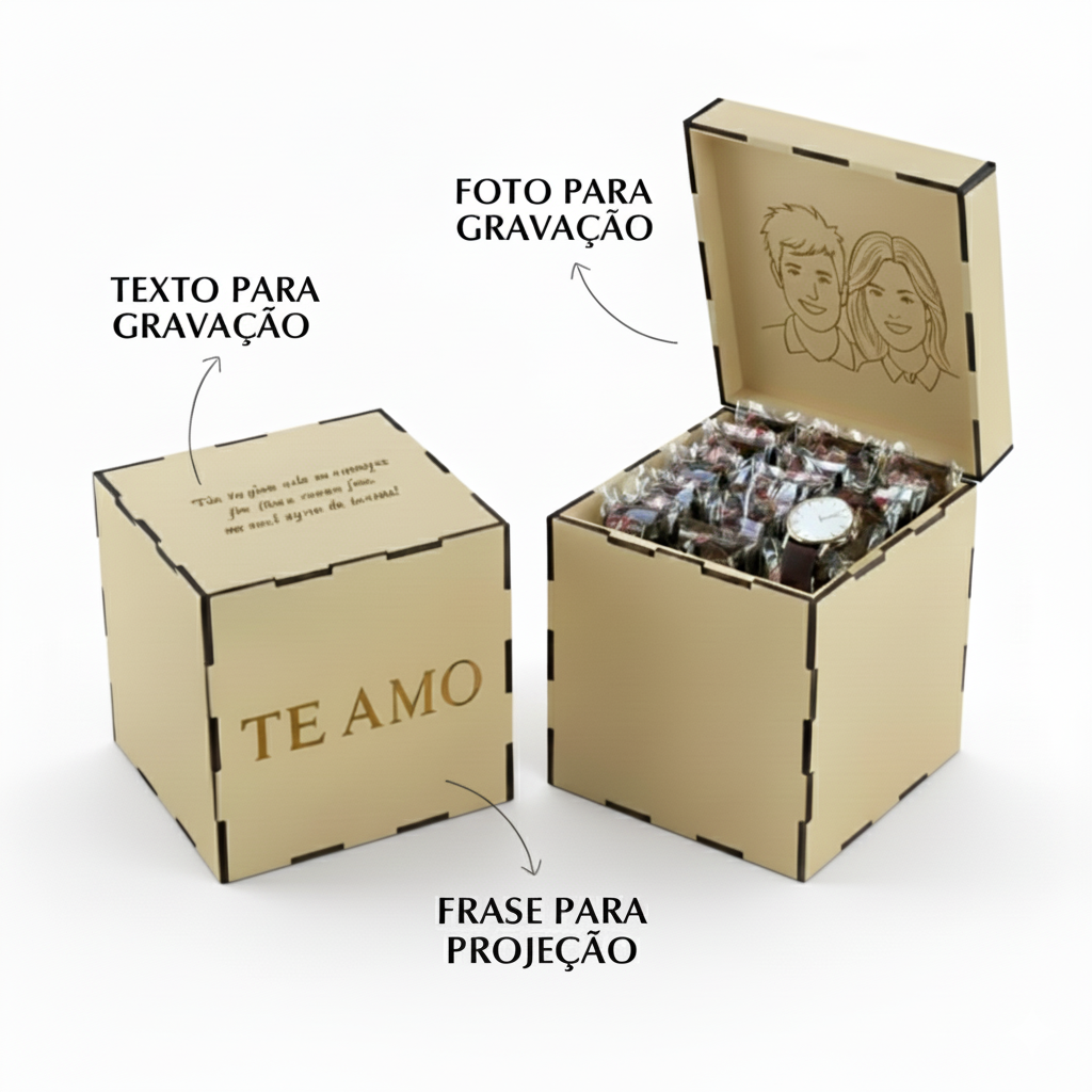 CAIXA LUMINÁRIA (VÔVÔ QUERIDO)